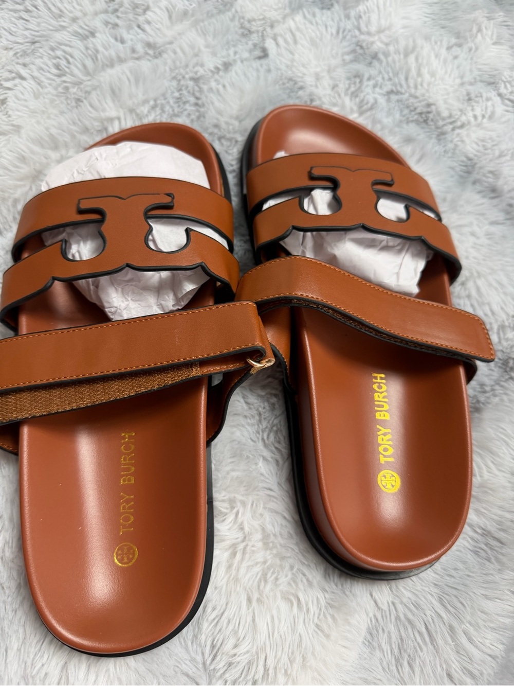 TB women’s Slide Sandals in Brown
